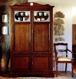 Vetrinetta Vetrina denver in legno a prezzo scontato Vetrinette