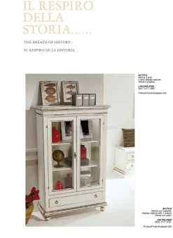 Falegnameria Italiana Vetrinetta Vetrina f214 stile classico Vetrina f214 di in offerta- Vetrinette