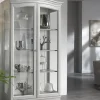 Artigianale Vetrinetta Vetrina sagomata laccata scontata del 40% in stile classico a prezzi outlet- Vetrinette