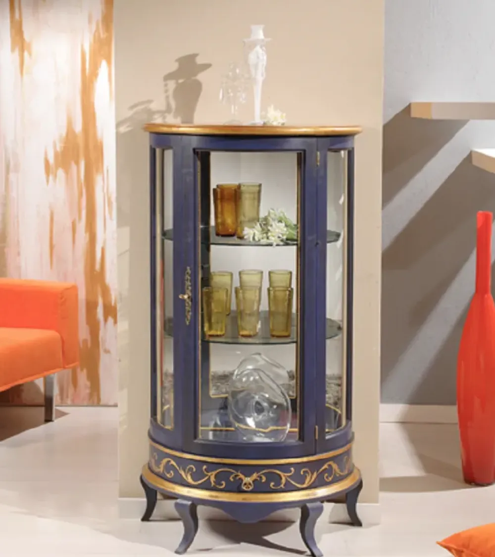 New Vetrinetta Vetrina sagomata foglia argento in promo-sconto del 40% di a prezzo Outlet Vetrinette