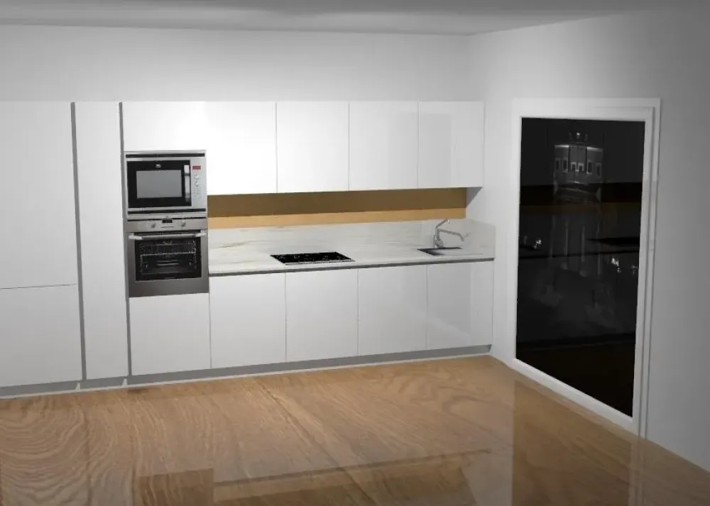 Spagnol cucine Viva : cucina bianca design lineare a 9400€!- Cucine Lineari|Cucine Design